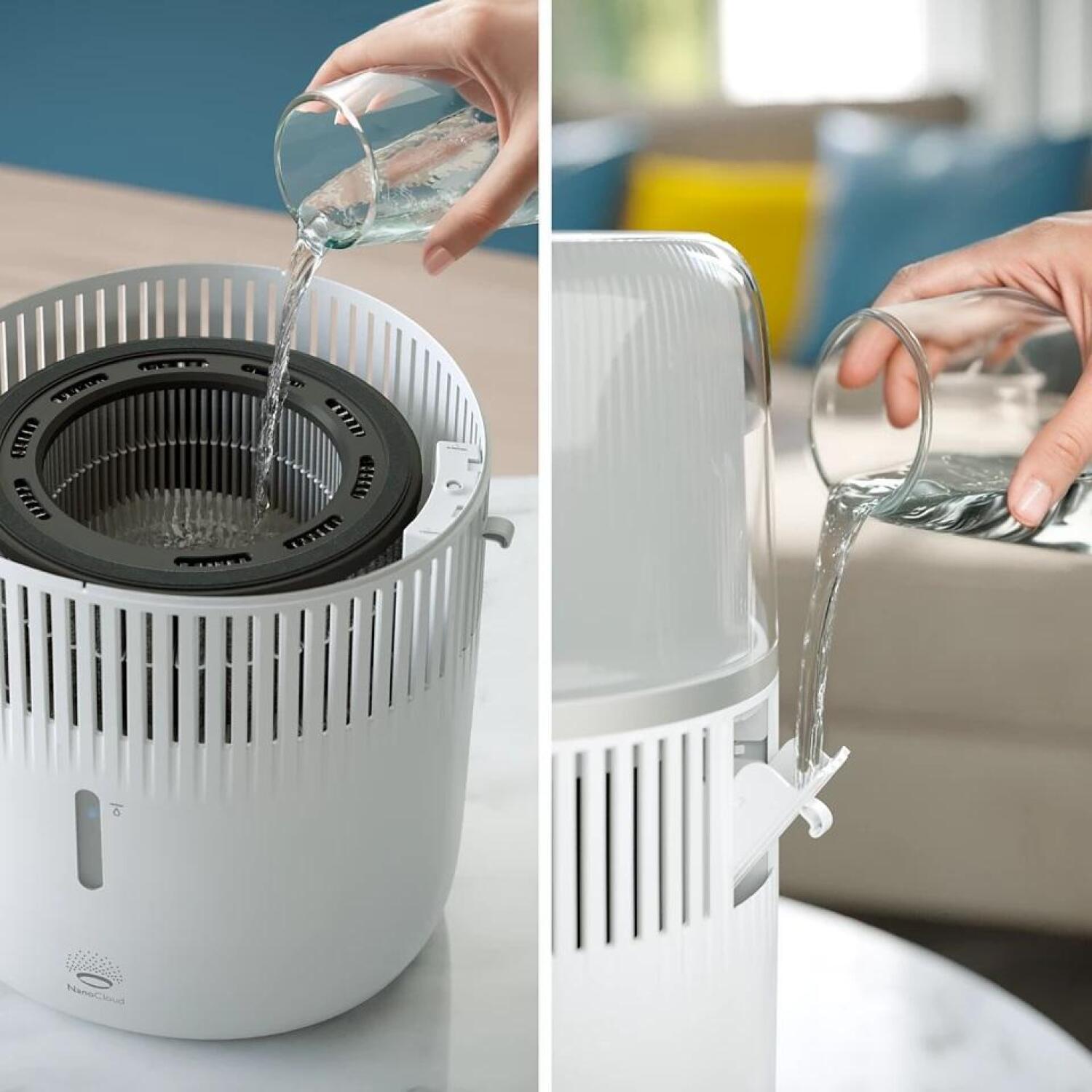 Philips Gaisa mitrinātājs HU5710/00 5000 Series, 4.5 L, līdz 56 m², NanoCloud tehnoloģija, 400 ml/h, balts (HU5710/00)
