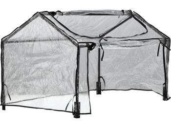Flo GARDEN GREENHOUSE 90003, 60x80x120см, ПВХ, стальной каркас 12мм, мини-теплица (90003)