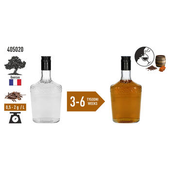 Browin Древесные чипсы из дуба МОДЕЛЬ 405020, 20 г, аромат: коньяк, бурбон, бренди (405020)