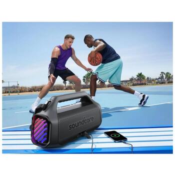 Anker Soundcore портативная колонка Boom 2 Plus A3134012, 140 Вт, 100 Вт, 40-20000 Гц, Bluetooth 5.3, 20 ч, водонепроницаемая (A3134012)