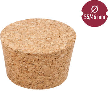 Browin 653100, aglomerēts konisks korķis, 46/55mm, 40mm, 5.5cm, 23g (653100)