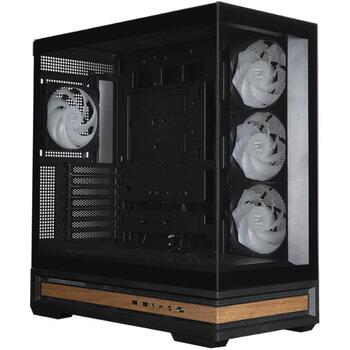 Zalman P40 NAMU BLACK, ATX Mid-Tower datora korpuss, 4x120mm ARGB ventilatori, 420mm VGA, 165mm CPU, 360mm radiators (P40 NAMU BLACK)