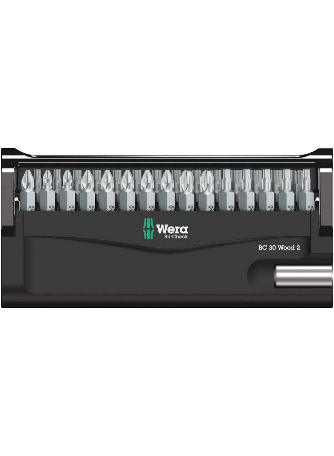 Uzgaļu komplekts 30 Wood 2 (30gab.) 05057432001 WERA (05057432001)