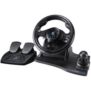 Subsonic Игровое колесо GS 550 SA5596-NG, 270°, 25см, USB, PC, PlayStation 3, PlayStation 4, XBOX One, XBOX Series S (SA5596-NG)