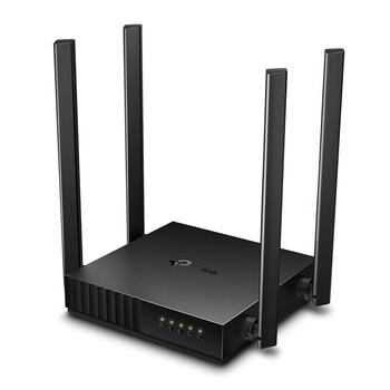 TP-LINK Archer C54 беспроводной маршрутизатор, AC1200, 2.4/5ГГц, 867+300Мбит/с, 1 WAN+4 LAN 10/100M, 4 антенны, MU-MIMO, WPA3 (ARCHERC54)