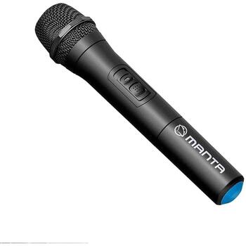 Manta Караоке колонка SPK5021PRO, 80 W, 12 дюймов, 2x входа для микрофона, Bluetooth, FM радио, 5 ч воспроизведения (SPK5021PRO)