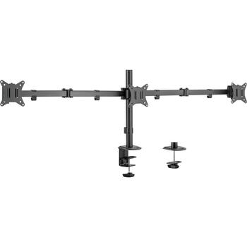 Sbox Monitora stiprinājums LCD-352/3-2, 3 ekrāni, 75x75, 100x100, 7 kg uz ekrānu, 21 kg kopā, +45°/-45°, +90°/-90°, +180°/-180° (LCD-352/3-2)