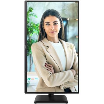 Aoc LCD monitors Q27P4U 68.6 cm 2560 x 1440 120 Hz IPS, USB centrmezgls 3.2 Gen 1, regulējams statīvs, VESA montāža (Q27P4U)
