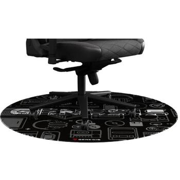 Genesis Aizsargājošs Grīdas Paklājs Tellur 300 Apaļais, 100cm, Poliesters, Antislip, Spēļu izmantošanai (NDG-2083)