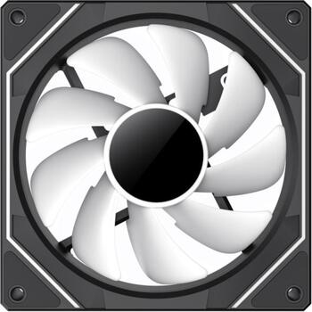 Gamemax Korpusa ventilators FN12A-S8I, 120mm, 44.35 cfm, 800-1600 rpm, 31.21 dBA, caurspīdīgi ventilatora asmeņi (FN12A-S8I)