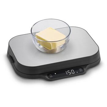 Caso кухонные весы KitchenDuo 03291, 15кг, 1г, LED дисплей, нержавеющая сталь, сенсорный переключатель (03291)