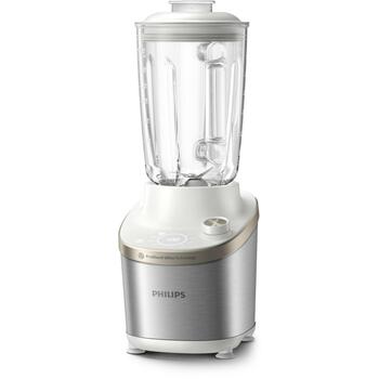 Philips стационарный блендер HR3760/01, мощность 1500 Вт, объем 2 л, максимальная скорость 22000 об/мин, стеклянная чаша (HR3760/01)