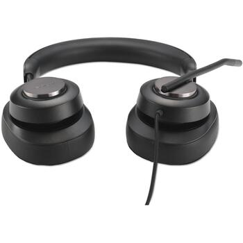 Kensington austiņas H2000 K83451WW, USB-C, vadu, virsauss, binaurālās, mikrofons ar trokšņu slāpēšanu, 40 mm draiveri, 1 (K83451WW)