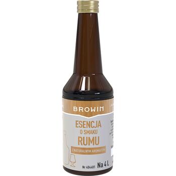 Browin Эссенция со вкусом Рома, 404481, 40 мл, для приготовления 4 Л напитка, натуральный аромат, легкость в использовании (404481)