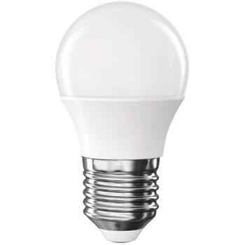 Emos LED лампочка Classic Mini Globe ZQ6E21, 4,2 Вт, 470 лм, теплый белый, E27, 30 000 часов, 150° угол луча (ZQ6E21)