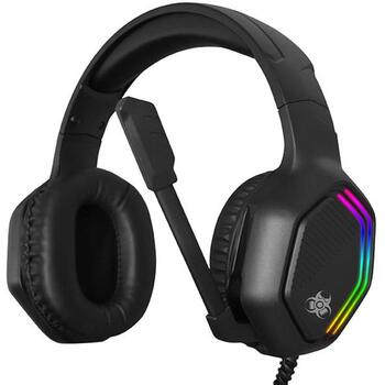 Tracer Наушники Gamezone GZ X3 TRASLU47534, 2м, 32Ω, 20-20000Гц, RGB подсветка, фиксированный микрофон, стерео (TRASLU47534)