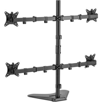 Sbox LCD-F048-2 крепление для монитора, 4x9кг, VESA 75x75-100x100, 17-32