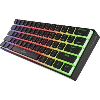 Genesis THOR 660 G2 игровая клавиатура, NKG-2196, 2.4 GHz, Bluetooth, USB, 61 клавиша, RGB подсветка, механические переключатели (NKG-2196)