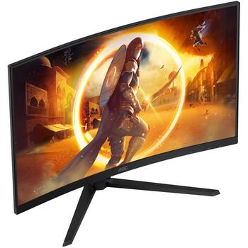 Aoc ЖК монитор CQ32G4VE, 2560 x 1440, 180 Гц, 1 мс, 300 кд/м², 2xHDMI, 100x100 мм VESA, изогнутый (CQ32G4VE)