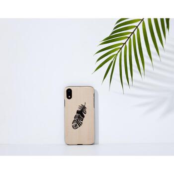 Man&Wood Чехол M7657B, 6.1, С изображением, Apple iPhone XR, натуральное дерево, поликарбонат (M7657B)