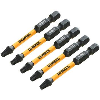 Dewalt triecienskrūvgriezis DT7395T-QZ T20, 5 gab, cieta tērauda, torsijas ietekme, precīza forma (DT7395T-QZ)