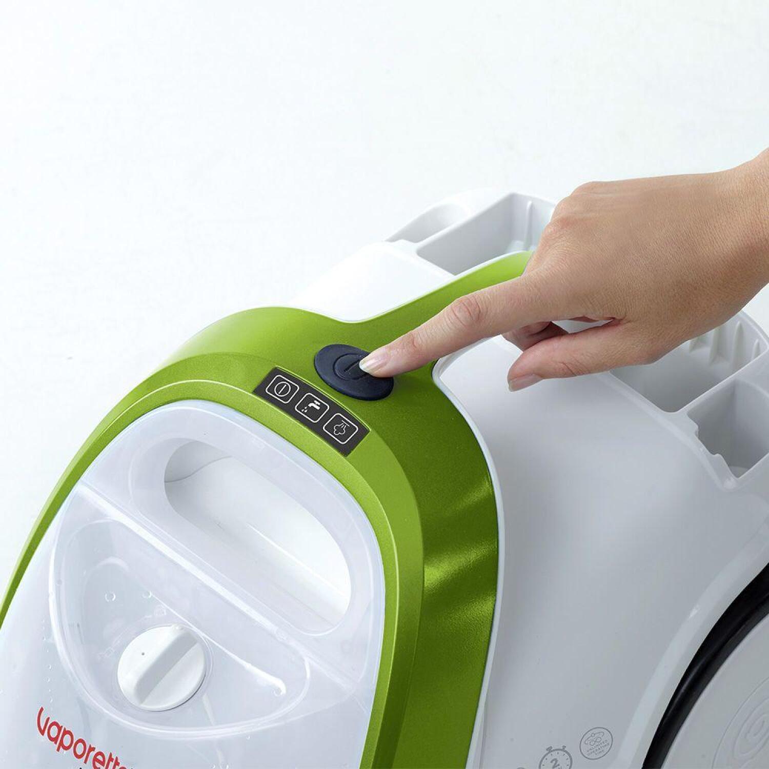 Polti tvaika tīrītājs PTEU0317 Smart 110 Eco, 1500W, 4bar, 2L, 110g/min, 120s, ECO funkcija, VaporForce birste (PTEU0317)
