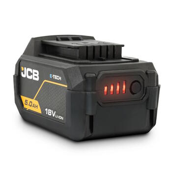 JCB JCB-18PKIT-4 Professional 18V instrumentu komplekts urbjmašīna-skrūvgriezis 75Nm leņķa slīpmašīna 125mm 2x5.0Ah akumulatori 4.5A lādētājs (JCB-18PKIT-4)