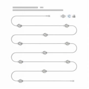 Nanoleaf String lights N7401E00-5POL, 45m, 10 LED, IP65, SmartThings, Bluetooth, Google Assistant (N7401E00-5POL)