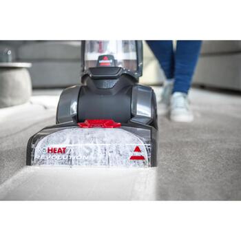 Bissell очиститель ковров ProHeat 2x Revolution 1858N, 800 Вт, 3.7 л, красный/титан, функция стирки, 12 рядов щеток (1858N)