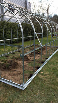 Siltumnīca KLASIKA STANDART 25 - 2,5 x 10m - 4mm polikarbonāta 4779037490530 KLASIKA GREENHOUSE (4779037490530)