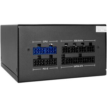 White Shark Barošanas bloks COLONEL-3, 600W, 140mm, 1275g, 20+4x1, 4/8x1, SATA x 4, MOLEX x 2, PCI-E 6/8 x 2, 80 PLUS BRONZE (COLONEL-3)