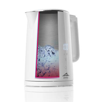Elektriskā tējkanna ar 2200 W jaudu, 1.5 L ietilpību un 360° rotācijas bāzi ETA559590010 Emma White ETA (ETA559590010)