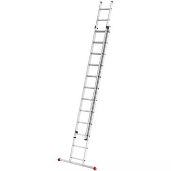 Hailo S80 ProfiStep duo kāpnes, 037212007, 2x12 pakāpieni, 150 kg, 675 cm, alumīnijs (037212007)