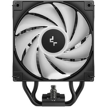 Deepcool procesora dzesētājs AG500 BK ARGB V2 R-AG500-BKAMMN-GJD, 67.88 cfm, 1 ventilators, PWM atbalsts, 5 siltuma caurules (R-AG500-BKAMMN-GJD)