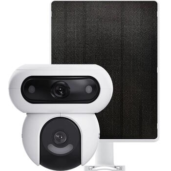 EZVIZ HB90/SP наружная поворотная камера 4MP+4MP PTZ WiFi солнечная панель Белая (CS-HB90x/SP)