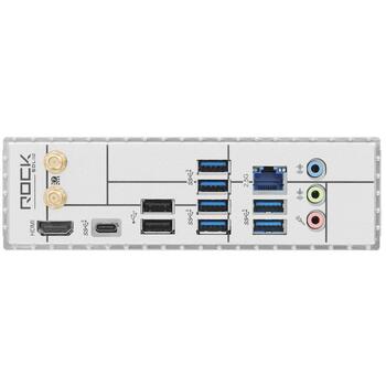 Asrock Mātesplate B860 ROCK WIFI 7, 8+1+1+1+1 jaudas fāzes, 4 x DDR5 DIMM, 1 PCIe 5.0 x16, 1 HDMI, 7.1 CH audio, 802.11be Wi-Fi 7 (B860 ROCK WIFI 7)