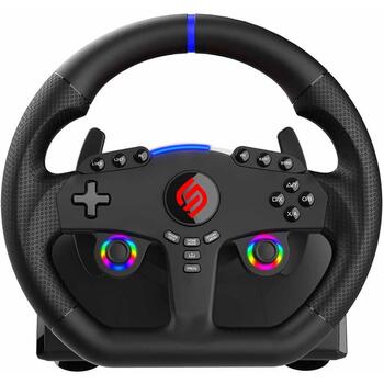 Subsonic Stūre SA5721-2, 270 grādi, 27 cm, 2 pedāļi, divkārša vibrācija, 3 jutības līmeņi, PS5, Windows (SA5721-2)