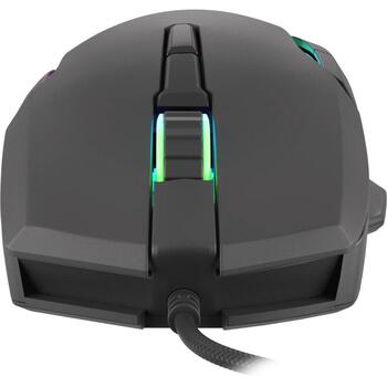 Genesis spēļu pele Xenon 220 NMG-1572, 6400dpi, 7 pogas, ergonomisks, RGB apgaismojums, USB-A (NMG-1572)