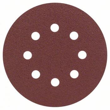 Slīppapīru komplekts orbitālajām slīpmašīnām, 125 mm, K60, 25 gab., 2607019492, BOSCH (2607019492)