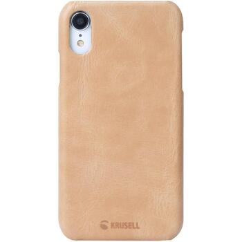 Krusell Sunne Cover Apple iPhone XR vintage nude, 61530, задняя крышка, кожзам, светло-коричневый, защита от царапин (61530)