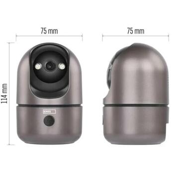 Emos Внутренняя камера IP-220W H4062, 4MPx, 2,4/5GHz, 180°, IP21, PTZ, ночное видение, двусторонняя связь (H4062)