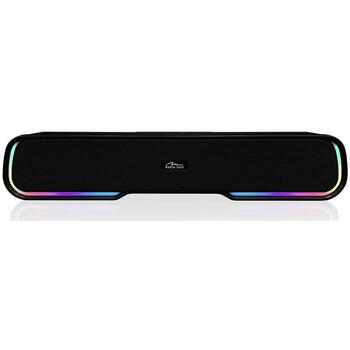 Media Tech Беспроводной динамик MT3180, 10W RMS, 450W PMPO, Bluetooth 5.1, FM радио, microSD, USB, AUX, встроенный микрофон (MT3180)