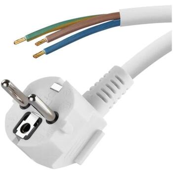 Emos Кабель питания S14323, 3м, 3x1,5мм2, белый, PVC, H05VV-F 3G, 1 шт, подвесной (S14323)