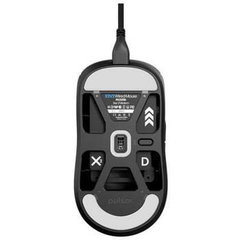 Pulsar USB оптическая мышь PX2221D, 26000 DPI, 1 мс, 50 G, 1 колесо прокрутки, черный (PX2221D)
