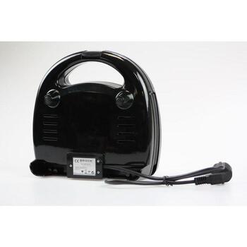 Brock SSM 2004 SS sendviču tosteris, 750W, 4 sviestmaizes, 23,5x13cm, nepiedegošs pārklājums, melns/nerūsējošais tērauds (SSM 2004 SS)