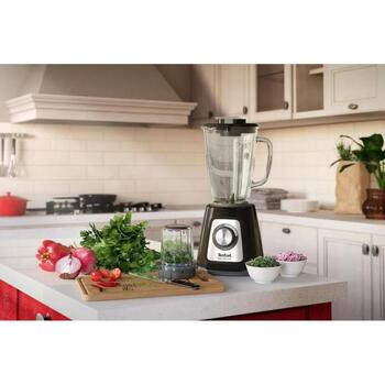 Tefal Blenderis BL438831, 800 W, 1.25 L, stikla krūze, ledus smalcināšana, 2 ātrumi, ergonomisks slēdzis (BL438831)
