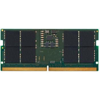 Kingston модуль памяти KCP556SS8-16, 16 ГБ, 5600 МТ/с, DDR5, SO-DIMM 262-pin, CL46, одноранговый, небуферизованный (KCP556SS8-16)