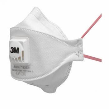 3M Respirators 9332 T9332, FFP3, 0.015kg, 3 gab. (T9332)
