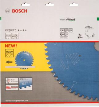Ripzāģa disks ExpertWood 305 x 30 x 2,4 mm, 72, Paneļzāģiem RIPZĀĢA ASMENS EXPERT FOR WOOD, 2608642531, BOSCH (2608642531)