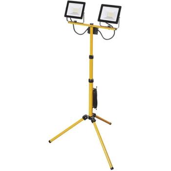 Emos LED прожектор HOBBY SLIM ZS2231.2, 2x30W, 220-240V, 270mA, 50Hz, 25 000ч, IP65, 2x2400lm, 120°, алюминий, стекло (ZS2231.2)